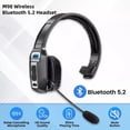 thumbnail image 4 of Trucker Wireless Headset Bluetooth 5.2 Earpiece Dual Mic Earbud Noise Cancelling, 4 of 7