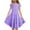 Purple, variant on Adeawade Flower Girl Dresses Summer Sleeveless Dress Solid Color Crewneck Flowy Dresses Classic Girl Clothes Size 6-7 Years Black