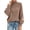 Camel, variant on Fall Winter Women Long Sleeve Cable Knit Sweater Batwing Turtleneck Pullover
