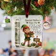 thumbnail image 5 of Christmas Cash Gift Holder Ornament Clear Money Holder for Christmas Tree Funny Hanging Decor Cash Gift for Birthday Graduation Back to School, 5 of 6