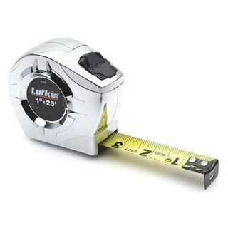 Lufkin 1/16 Inch Graduation, 6 Ft Measurement, Steel Diameter Tape Measure  1/4 Inch Wide