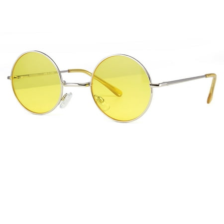 John Lennon Style Vintage Retro Classic Circle Round Sunglasses Small Medium Fit