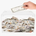 thumbnail image 3 of Ohmyroo Transparent Acrylic Currency Saving Box for Adults, 3 of 8