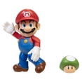 thumbnail image 1 of Super Mario 4 Inch Figure - Mario with 1 Up Mushroom, 1 of 6