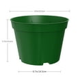 thumbnail image 4 of Mainstays 8 inch Grower Pots Green, 4 of 5