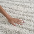 thumbnail image 7 of Nourison Modern Shag 3'11" x 5'11" Ivory Grey Modern Indoor Rug, 7 of 7