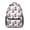 Boston Terrier Puppy, variant on Blue Dog Paw Footprint Backpack for School,Cute School Bag,Schoolbag with Adjustable Shoulder Straps & Padded Back,15.3"x11"x6.7"