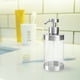 thumbnail image 3 of Dispensador de jabón líquido espumoso de acero inoxidable 304 y acrílico, manual, transparente, para encimeras de cocina y baño., 3 of 7