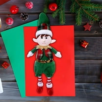 Stijggn Christmas Plush Christmas Decorations Holiday Plush Pet Toy Fun for Christmas Designs for Wreath, Shelf, Table, Window, Fireplace, Porch, Entryway, Indoor