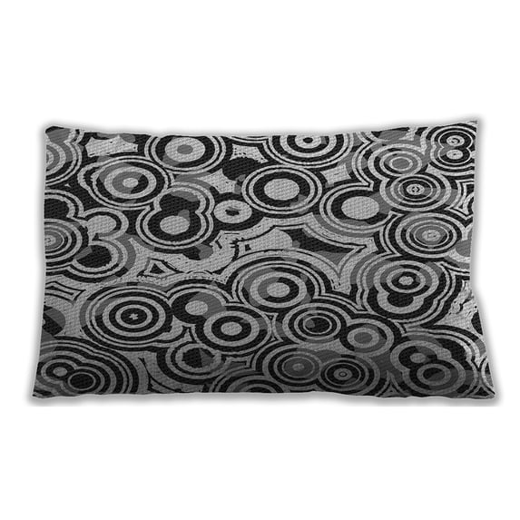 Ahgly Company Outdoor Rectangular Contemporary Lumbar Throw Pillow, 13 inch by 19 inch