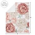 thumbnail image 5 of Sweet Jojo Designs Peony Floral Garden Pink and Ivory Baby Security Blanket, 5 of 5