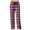 Pink, variant on Jsaierl Women Lounge Pants Comfy Pajama Bottom with Pockets Stretch Plaid Sleepwear Drawstring Pj Bottoms Pants