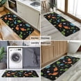 thumbnail image 6 of Black Dinosaurs Eggs Cacti Pattern Kitchen Rug Mat,Kitchen Runner Rugs Non Skid Washable,Decorative Kitchen Floor Mats for Kitchen,Sink,Laundry,17"x47.2", 6 of 7