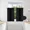 BLACK, variant on Gorgeous Home Linen 2pc Set Versatil Short Curtain Grommet Thermal Blackout Window Tier Unlined Panels 28"x36" Each Piece Solid Color Black