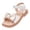 Beige, variant on kpoplk Girls White Strappy Summer Sandals Open-Toe Summer Flat Sandals Dress Shoes for Little/Big Kids(Beige,10.5)