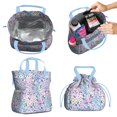 thumbnail image 2 of Boho Bohemia Flower Drawstring Lunch Bag Women - Drawstring Lunch Bag Insulated for Work Office - Stain-Resistant Large Lunchbags for Women with Multi-Pockets, 2 of 6