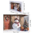 thumbnail image 2 of Snowman In Front of The Door Holiday,Christmas Festival 1000 Piece Jigsaw Puzzle for Adults Challenging Puzzle Perfect for Game Nights - A007, 2 of 8