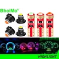 thumbnail image 1 of BhoiMo Nuevo T5 Led Metro T3 T4.2 W3W T4.7 Luz Del Salpicadero 3030 Bombilla De Calibre De Racimo Coche De Placa Lateral Mapa Neo Instrumento De Cuña Lámpara Indicadora De La Motocicleta DC12V huangjie unisex, 1 of 1
