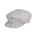 thumbnail image 3 of NYFASHION101 Men's Classic Vintage 8-Panel Duck Bill Linen Newsboy Cap, Light Gray, 3 of 3