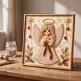 thumbnail image 2 of Christmas Diamond Art Painting Kit for Beginners, DIY Pearl Art Set with Frame 9 Classic Holiday Designs for Wall Decor Home Holiday Gift by OVFUIZ, 2 of 7