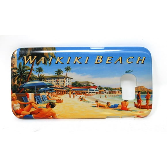 Waikiki Beach Coque Rigide pour Téléphone Portable