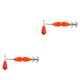 thumbnail image 3 of 2 piezas de calamar Jig con anzuelo Pulpo Jig Señuelo de pesca suave Pulpo de agua salada Naranja, 3 of 8