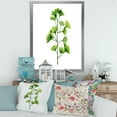 thumbnail image 3 of Designart 'Green Field Plant Foliage Branch' Farmhouse Framed Art Print, 3 of 4