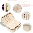 thumbnail image 3 of Graffiti Velvet Portable Earring Holder with Removable Compartment - Gift-Worthy Jewelry Stand and Travel Organizer with Necklace Holder, 3 of 7