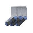 thumbnail image 3 of Crew Socks Pack, 3 Pairs, Absolute Comfort Cushioned Socks for Men, Moisture Wicking, 3 of 8