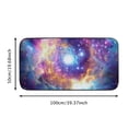 thumbnail image 5 of WERPE Galaxy Star Hologram Square Floor Mat Indoor Outdoor Felt Mat for Home Entrance Outside Entry 19.68*39.37 in, 5 of 6