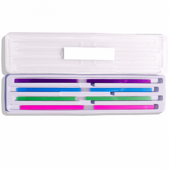 60PCS Dental Polishing Strips for Tooth Polishing, 4 Colors Dental File for Teeth Sanding Grinding Deep Teeth Clean