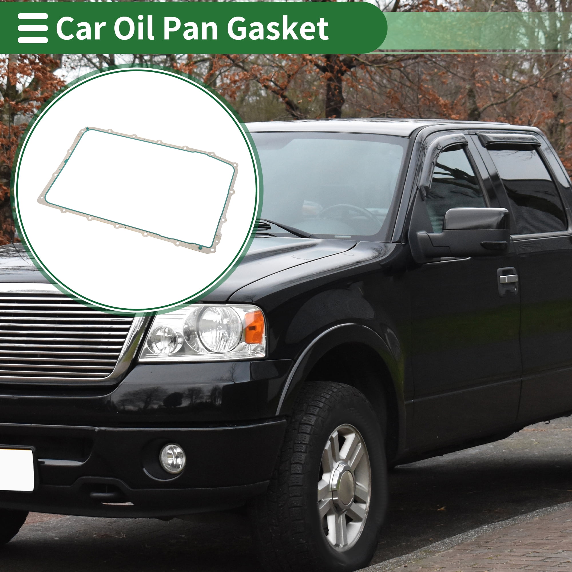 Unique Bargains Car Oil Pan Gasket Car Transmission Oil Pan Gasket Engine Oil Pan Gasket Seal No.HL3Z7A191B for Ford Expedition 2018-2024 for Ford F-150 2017-2025