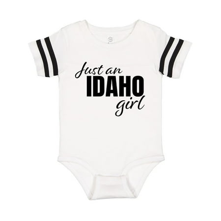 

Inktastic Just an Idaho Girl Born and Raised Gift Baby Girl Bodysuit