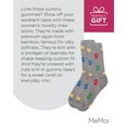 thumbnail image 7 of MeMoi Women's "Gummy Bears" Rayon Blend Novelty Crew Socks - Womens - Female, 9-11, Med Gray Heather, 7 of 7