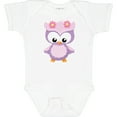 thumbnail image 3 of Inktastic Cute Pink and Purple Owl Girls Baby Bodysuit, 3 of 5