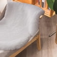 thumbnail image 2 of ORINOVA Grey Shag Runner Fuzzy Rug For Bedroom Faux Rabbit Washable Fluffy Fur Nursery Rugs For Living Room Cute Room 2x4 Rug, 2 of 9