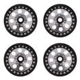 thumbnail image 2 of 1.9 Inch Beadlock Wheel Hub, RC Beadlock Wheel Rim Hub Aluminium Alloy Replacement 8 Round Hole 1.9 Inch Heavy Duty  for RC 1/10 Car for SCX10 90046 Black,Titanium Color, 2 of 7
