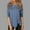 Blue, variant on Outfmvch hoodies for women Casual Long Sleeve Tunic Shirts Round Neck Button Side s womens tops womens sweaters Khaki