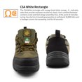 thumbnail image 3 of Tiger Safety CSA Men's Work Shoes Steel Toe Lightweight Suede Leather 3111, 3 of 7
