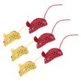 thumbnail image 1 of ORDDIART 6Pcs Realistic Mouse Cat Toy Plush Material Scratch Toy for Indoor Playtime, 1 of 6