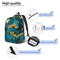 thumbnail image 4 of Yiaed Watercolor Blue Marbled Print Backpack, Premium Laptop Backpack, Travel Backpack for Women, Lightweight Backpacks, Comfortable Back Pack-Medium, 4 of 7