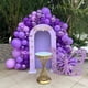 thumbnail image 4 of Kit de arco de globos morado para decoraciones de cumpleaños y fiestas de niñas, 4 of 5