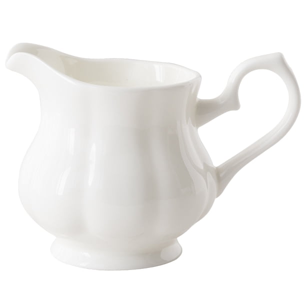 1 jarra de cerámica para leche, jarra para café, jarra para leche, utensilios de cocina, recipiente para leche.