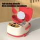 thumbnail image 5 of Juego de cocina de juguete para niños | Juego de cocina interactivo de 56 piezas con luces y sonidos, accesorios realistas y comida de juguete | Juguete educativo para niños y niñas a partir, 5 of 6