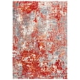 thumbnail image 2 of SAFAVIEH Aston Calanthia Abstract Area Rug, Red/Gray, 5'3" x 7'7", 2 of 13