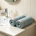thumbnail image 4 of Huzdenx 2‑Piece Cotton Hand Towel, Soft Highly Absorbent Durable Bathroom Towel, Reusable Daily Household Towel for Kitchen & Bathroom, Multiple Colors Available, 4 of 4
