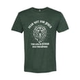 thumbnail image 2 of Wild Bobby Fear Not For Jesus The Lion Of Judah Has Triumphed Inspirational/Christian Men Premium Tri Blend Tee, Forest Green, X-Large, 2 of 5