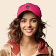thumbnail image 4 of Dalix Cactus Embroidered Cap Cotton Baseball Summer Cool Dad Hat Mens in Hot Pink, 4 of 5