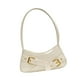 thumbnail image 5 of Bolso de hombro para mujer, de gran capacidad, ligero, para vacaciones y citas. Blanco, 5 of 9
