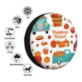thumbnail image 4 of Naloa Fall Pumpkins PVC Leather Spare Tire Wheel Cover Spare Tire Cover, for Car Truck SUV Camper Trailer Universal Fit(14-17in)-16 inch, 4 of 6
